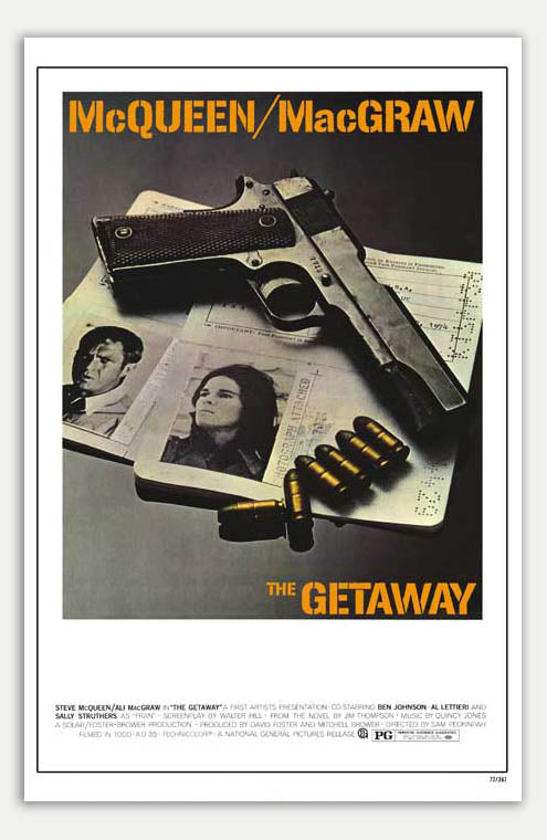 Getaway - 11 x 17 Movie Poster (1972 Reprint)