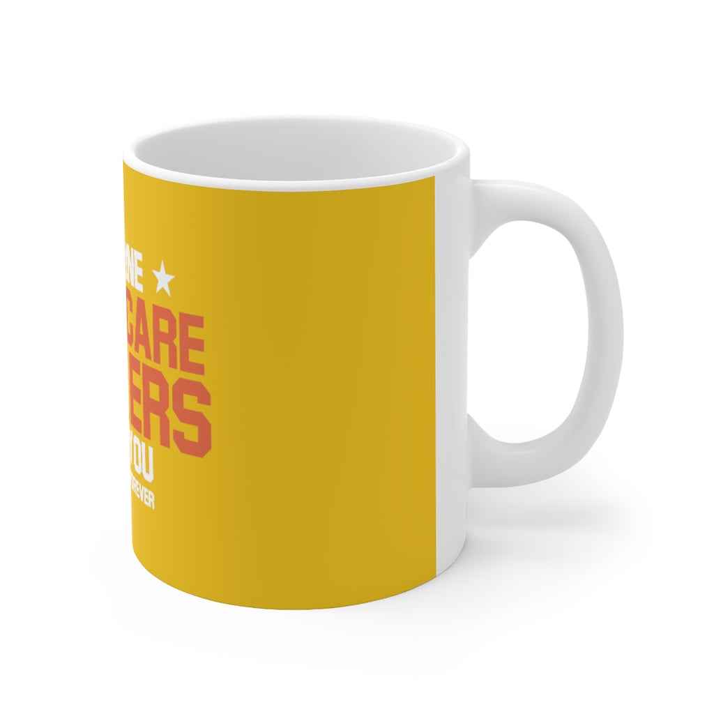 Frontline Healthcare Workers Version 2 Yellow Ceramic Mug 11oz