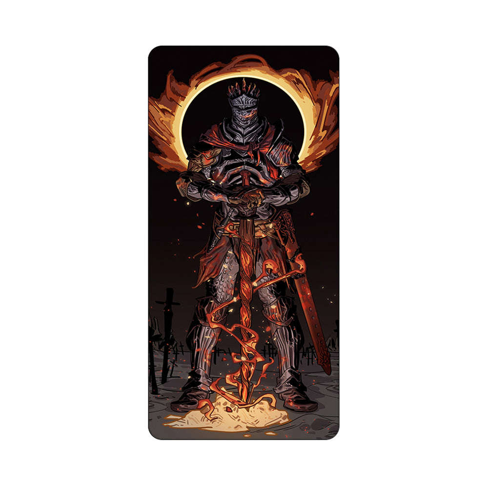 Soul of Cinder Design Gaming Mouse Pad - M-XXL Size, Non-Slip Rubber Base