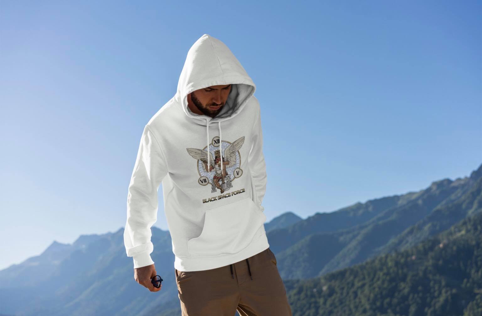 The Man of God Hoodie: Faith-Inspired Comfort by Blackspaceforce