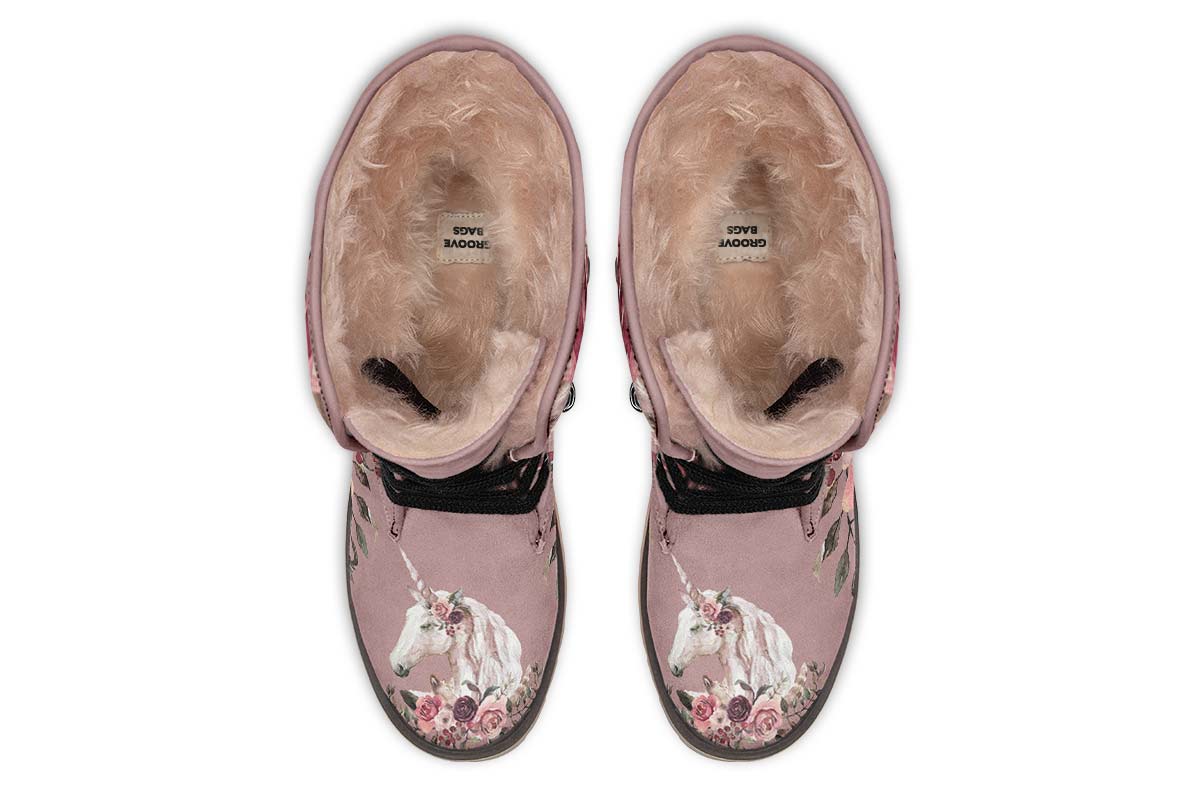 Floral Unicorn Polar Vibe Boots
