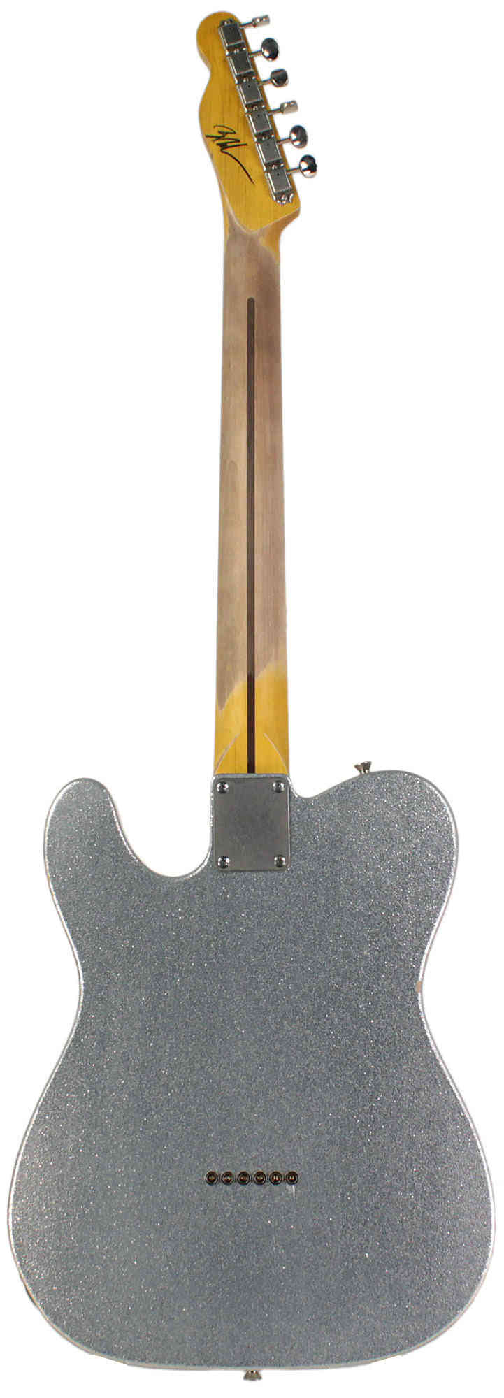 Nash T-57 Guitar, Silver Sparkle, Light Aging - Vintage Styled Tele Model