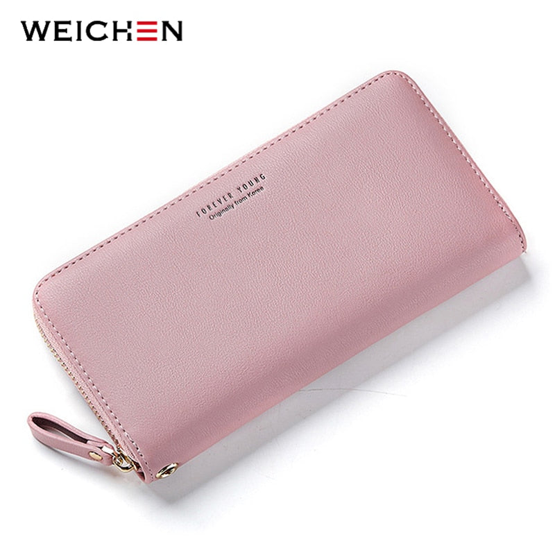WEICHEN Women's Long Clutch Wallet with Large Capacity and Multiple Pockets