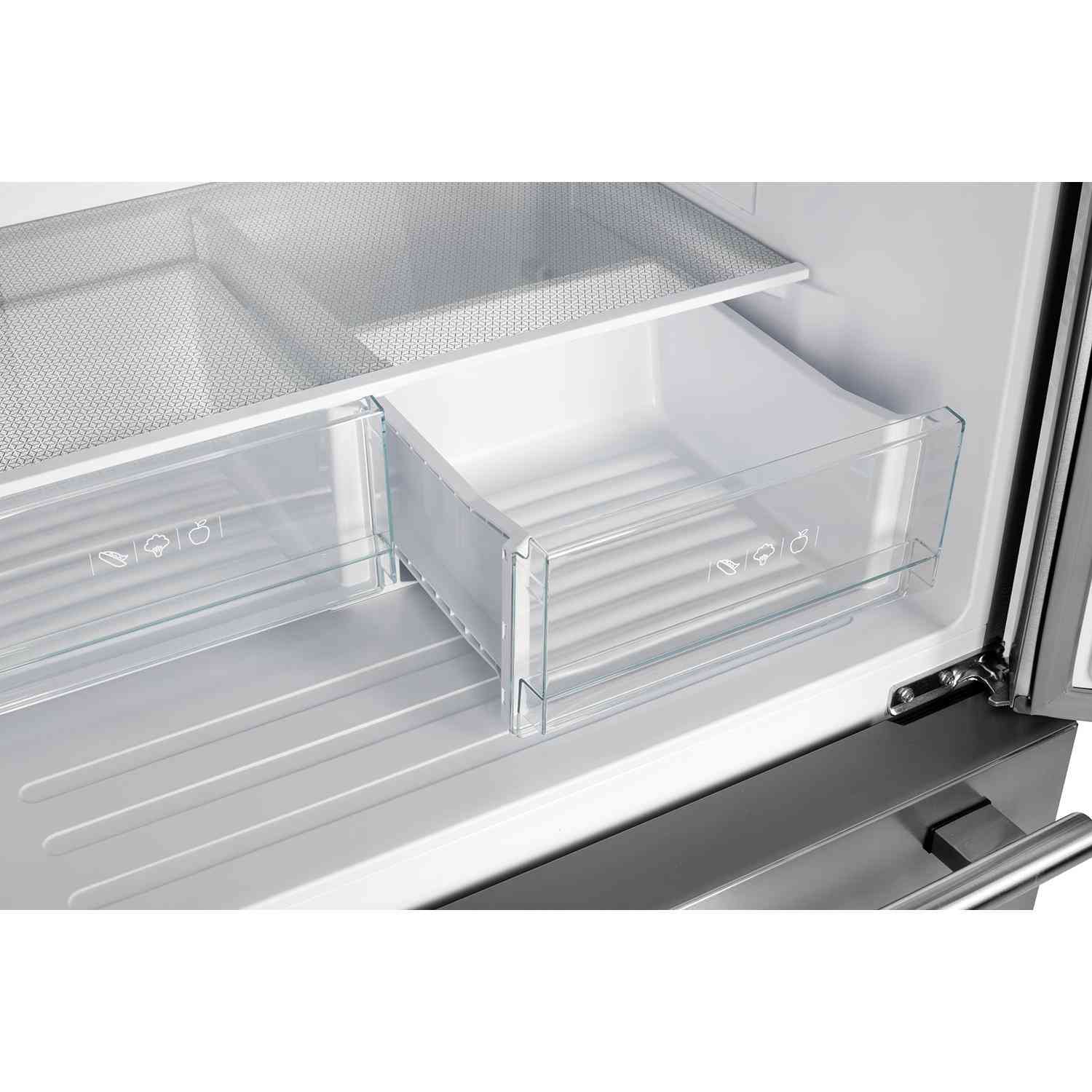 Forno 30-inch, 17.5 cu. ft. French 3-Door Refrigerator with Ice Maker