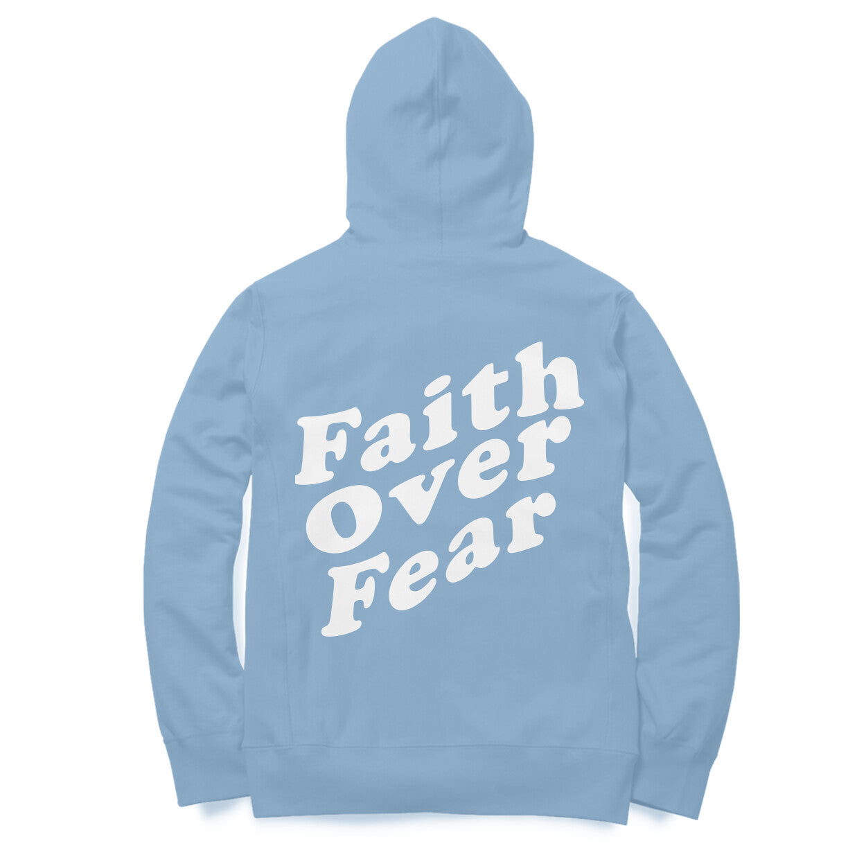 Faith Over Fear Unisex Hoodie - Empowering Quote, Comfort & Style