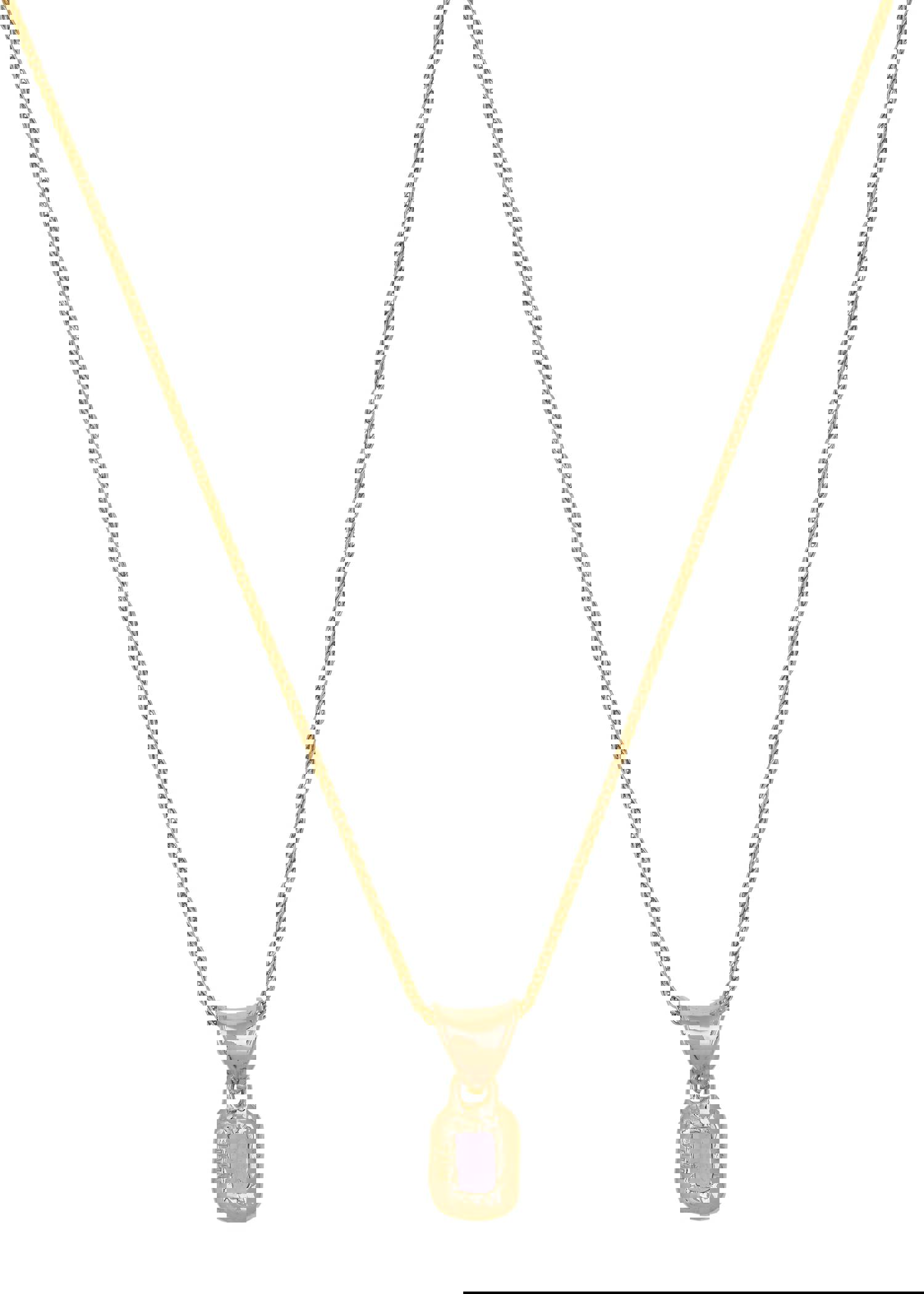 Mary Pendant in 14k Gold with Amethyst