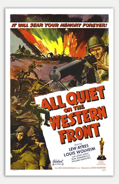 All Quiet On The Western Front - 11 x 17 Movie Poster (1950 Reprint)