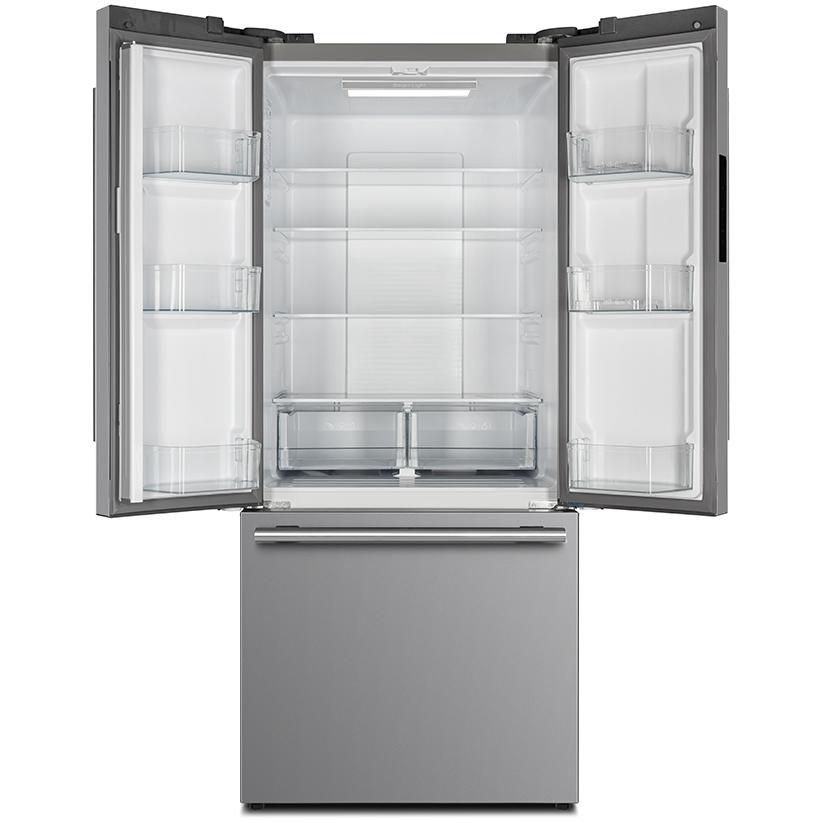 Forno 30-inch, 17.5 cu. ft. French 3-Door Refrigerator with Ice Maker