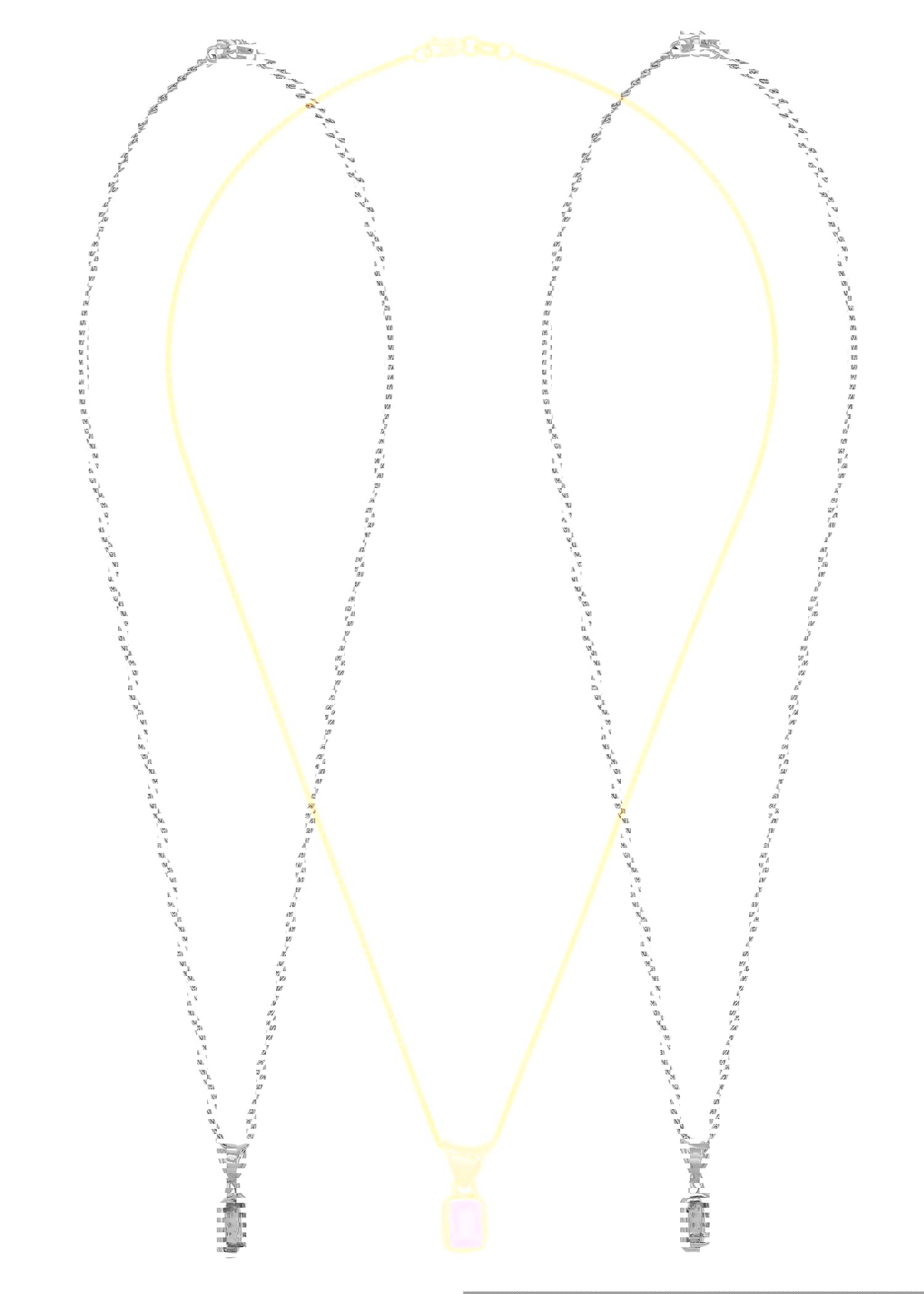 Mary Pendant in 14k Gold with Amethyst