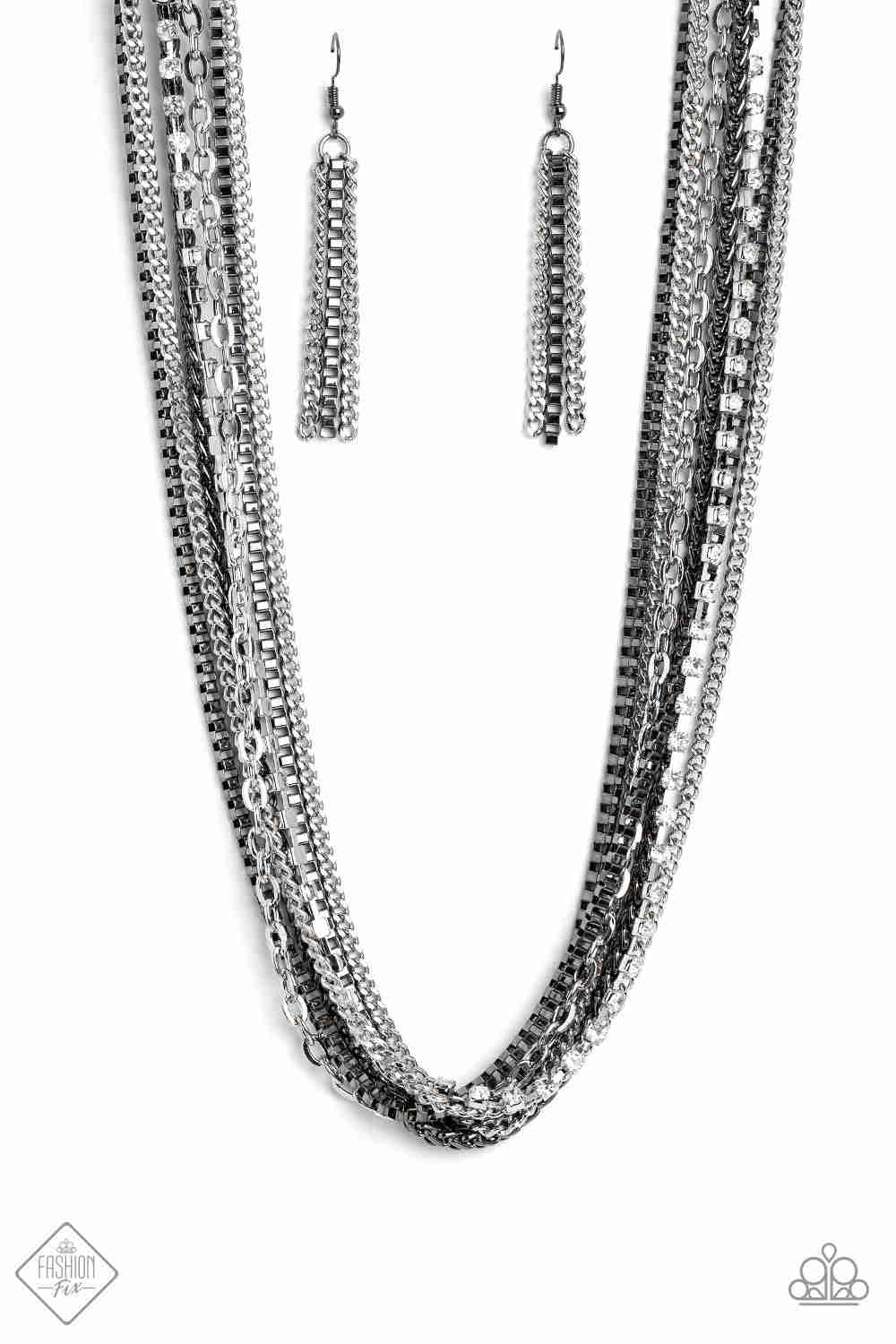 Troublemaker Trove - Black Paparazzi Necklace