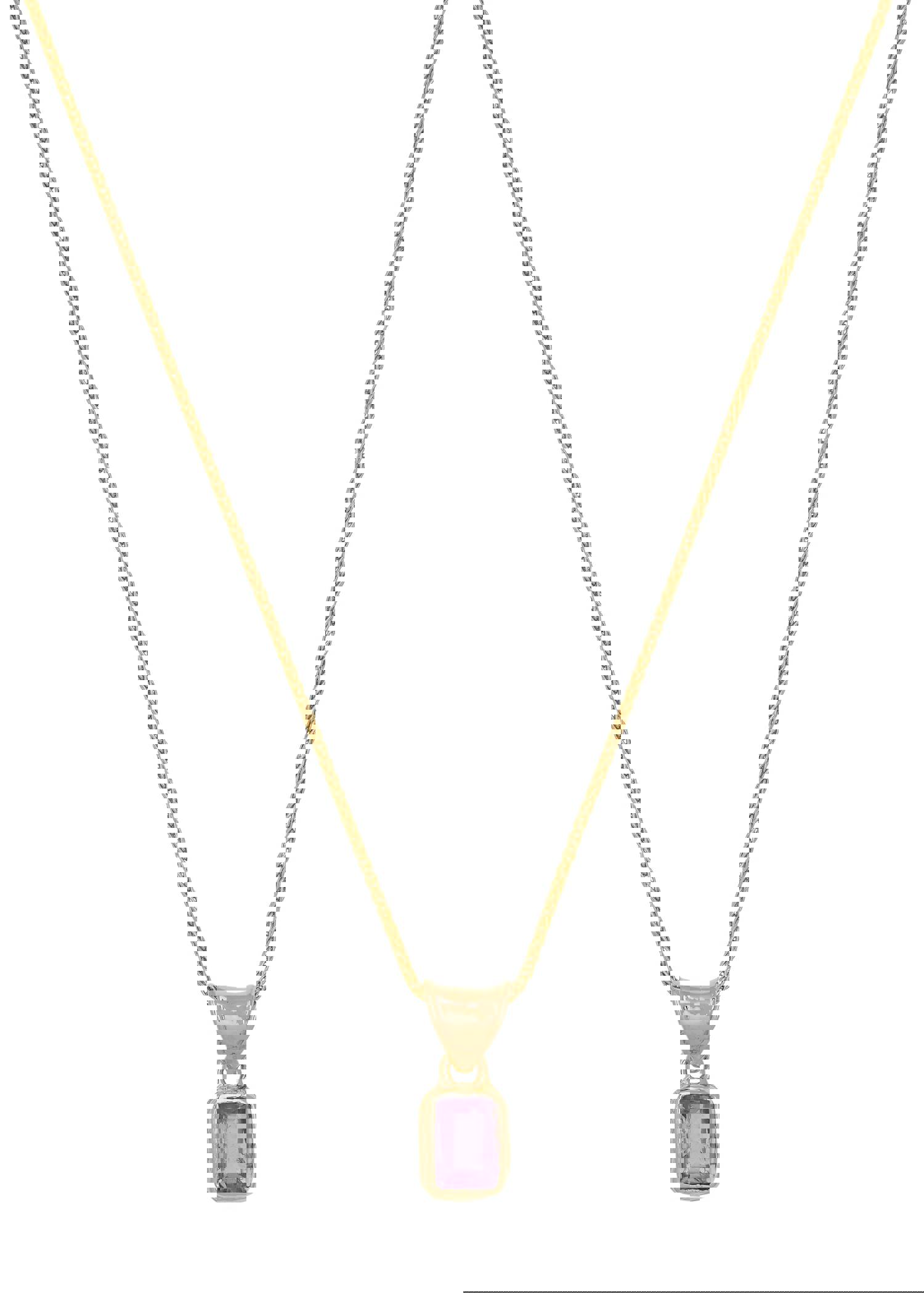 Mary Pendant in 14k Gold with Amethyst