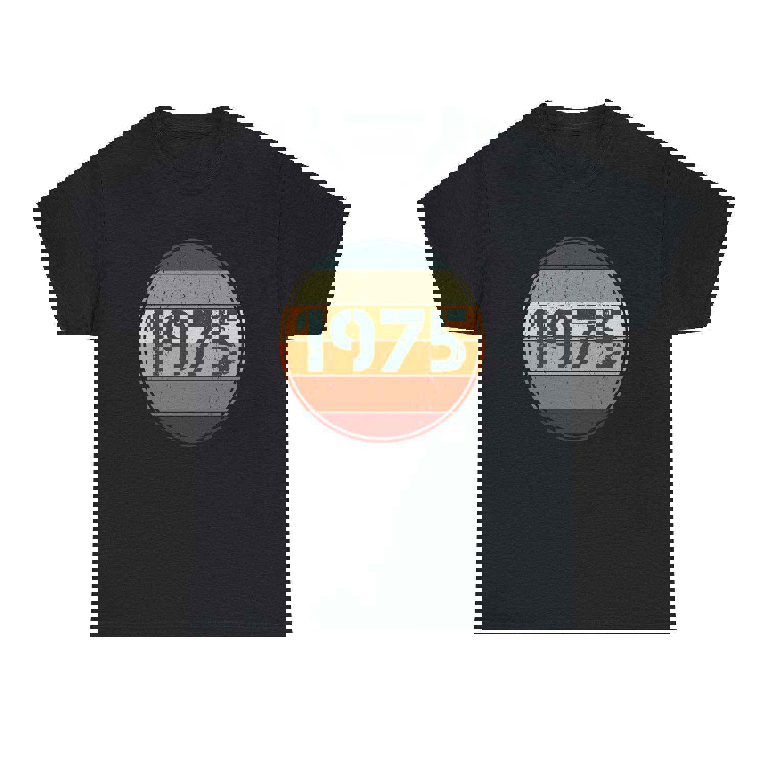 Retro 1975 Birthday Gift Vintage Humour Men's T-Shirt - Big and Tall Plus Size