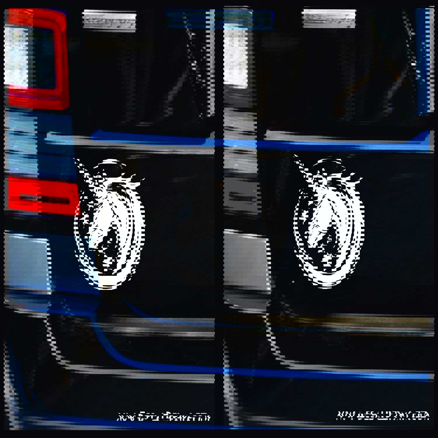 Unicorn Magic Stars Vinyl Car/Laptop Decal - Mythical Creature Design