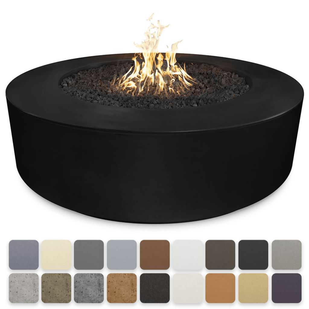 72 Round Propane Fire Pit by The Outdoor Plus