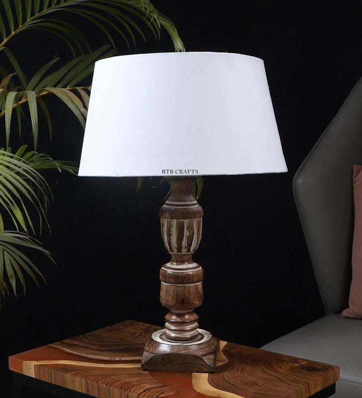BTR CRAFTS Rustic Table Lamp (Bulb not Included)