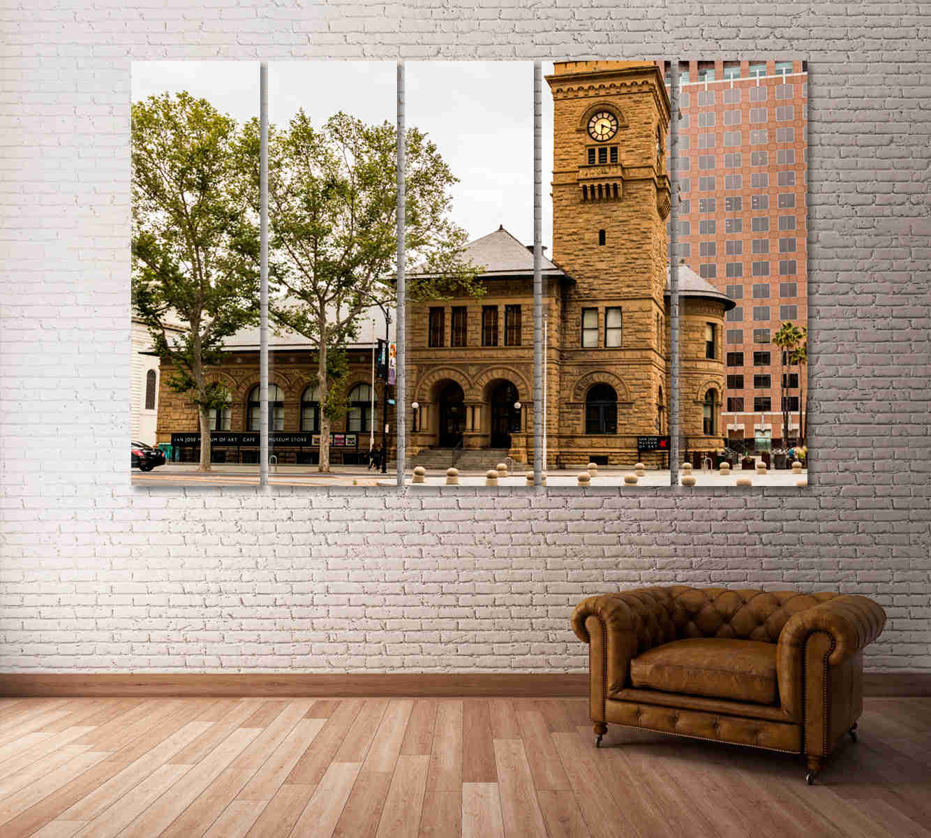 San Jose Museum of Art California Canvas Print - Home and Office Decor