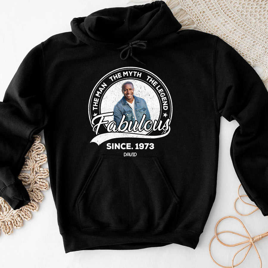 50th Birthday Shirts - Custom Turning 50 Shirt for Men, 50 And Fabulous Shirt, 1973 Shirt