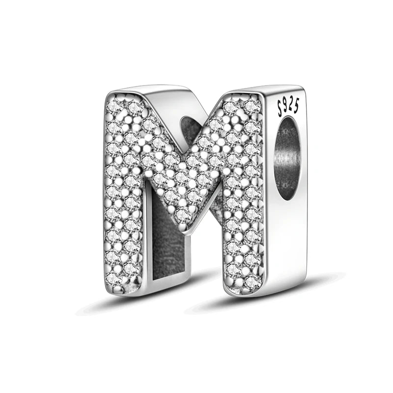 2024 New Charm Fits Original Pandora Bracelets 925 Sterling Silver Femininity English Letters Beads Women Pendant Bead Jewelry