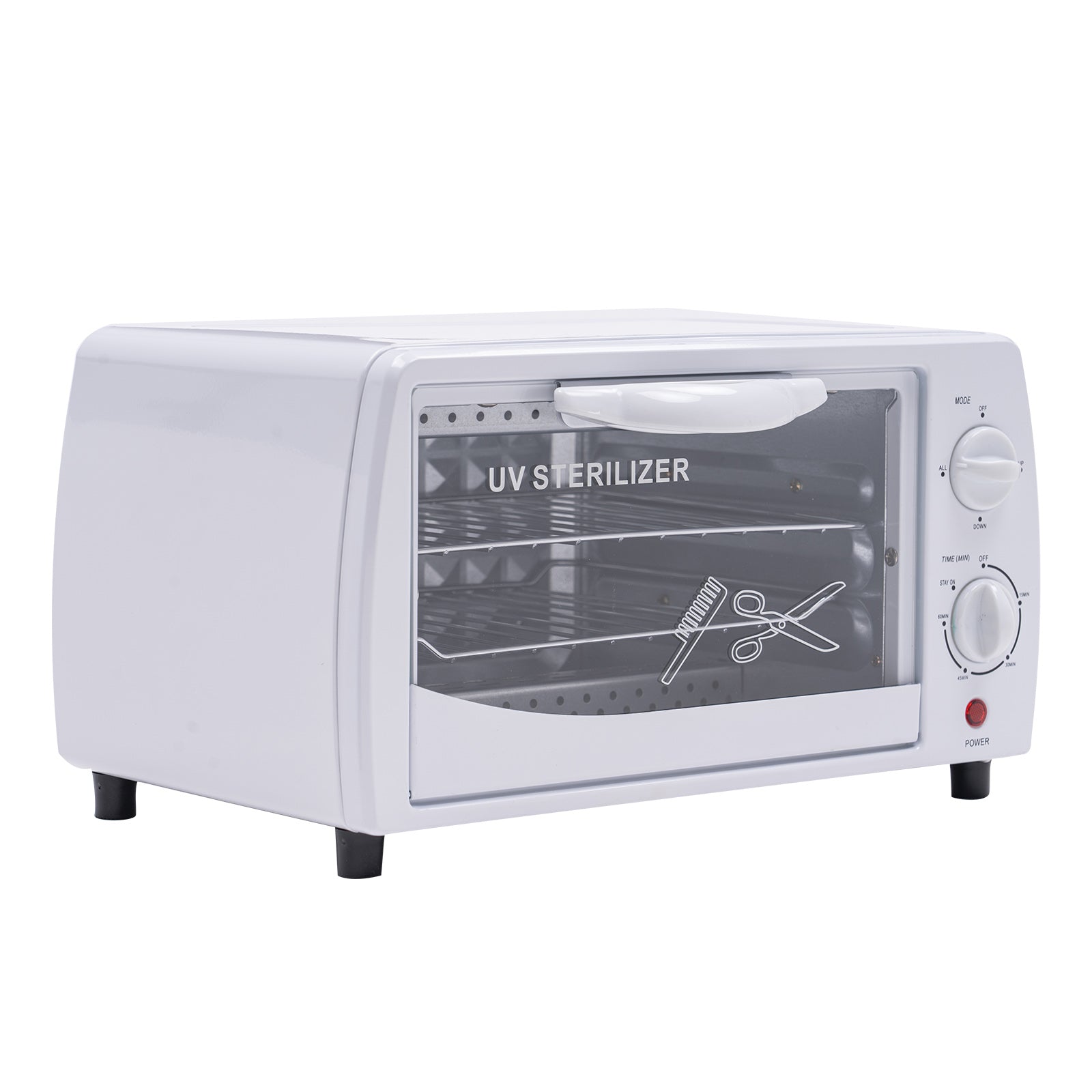 BarberPub 12L UV Tool Sterilizer Cabinet with Timer for Hair Beauty Spa Salon Equipment TOS04