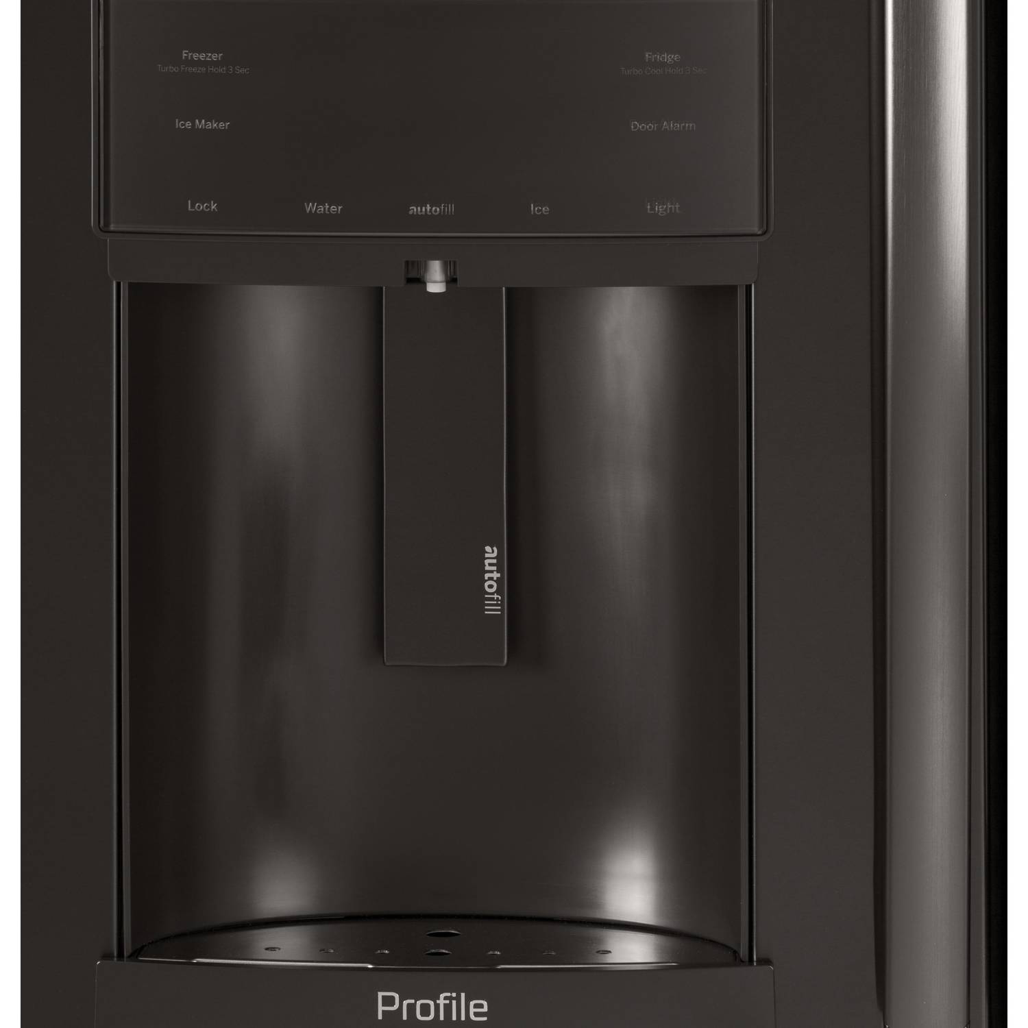 GE Profile 36-inch, 22.1 cu.ft. Counter-Depth French 3-Door Refrigerator with External Water and Ice Dispenser