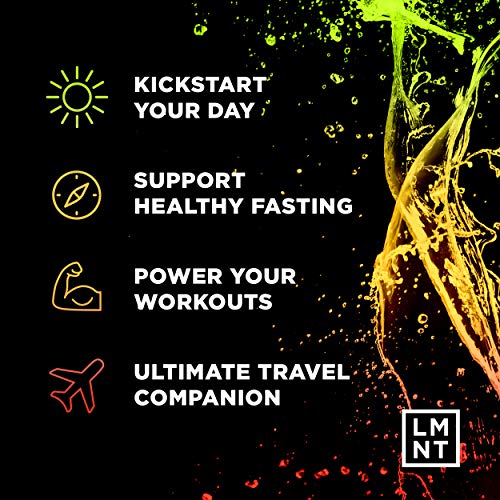 LMNT Keto Electrolyte Drink Mix - Paleo Hydration Powder, No Sugar, No Artificial Ingredients, Fiesta Pack (12 Stick Packs)