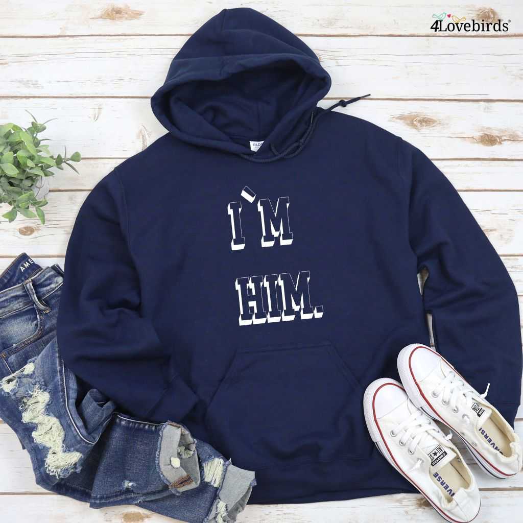 Charming Love Me Some Him/Im Him Couples Matching Outfits Set - Perfect Wedding & Anniversary Gift