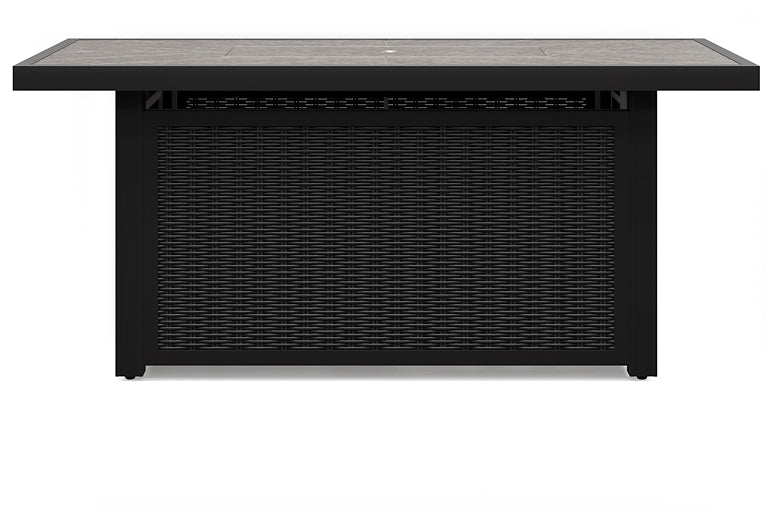 Beachcroft Rectangular Fire Pit Table for Outdoor Living