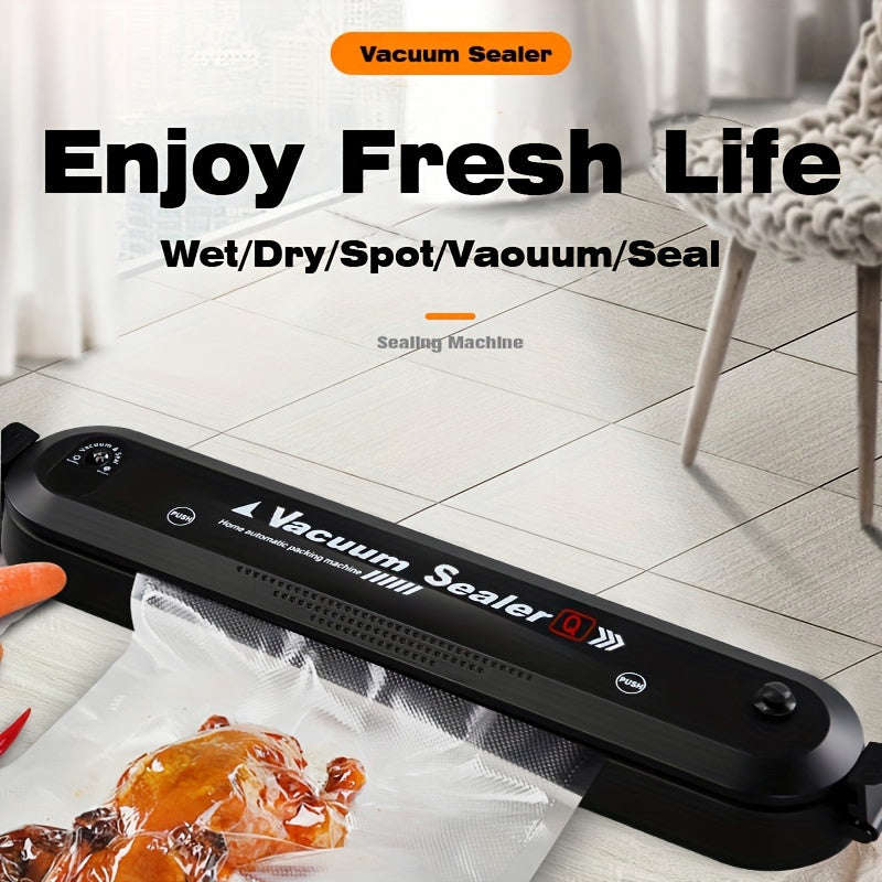 1set Automatic Vacuum Sealer Machine for Food Storage with European Plug