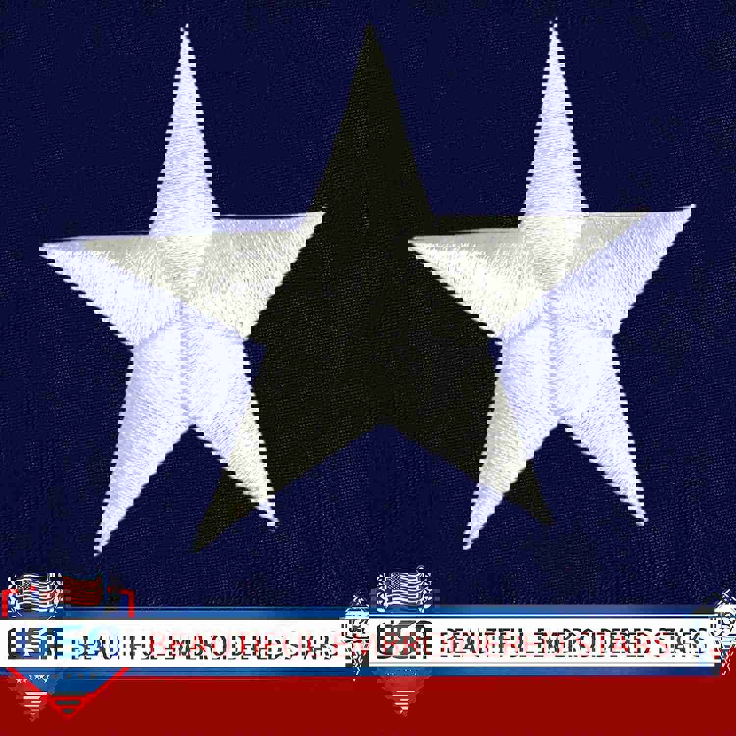 G128 - Premium American USA US Flag 3x5 ft with Embroidered Stars and Sewn Stripes for Indoor & Outdoor Use