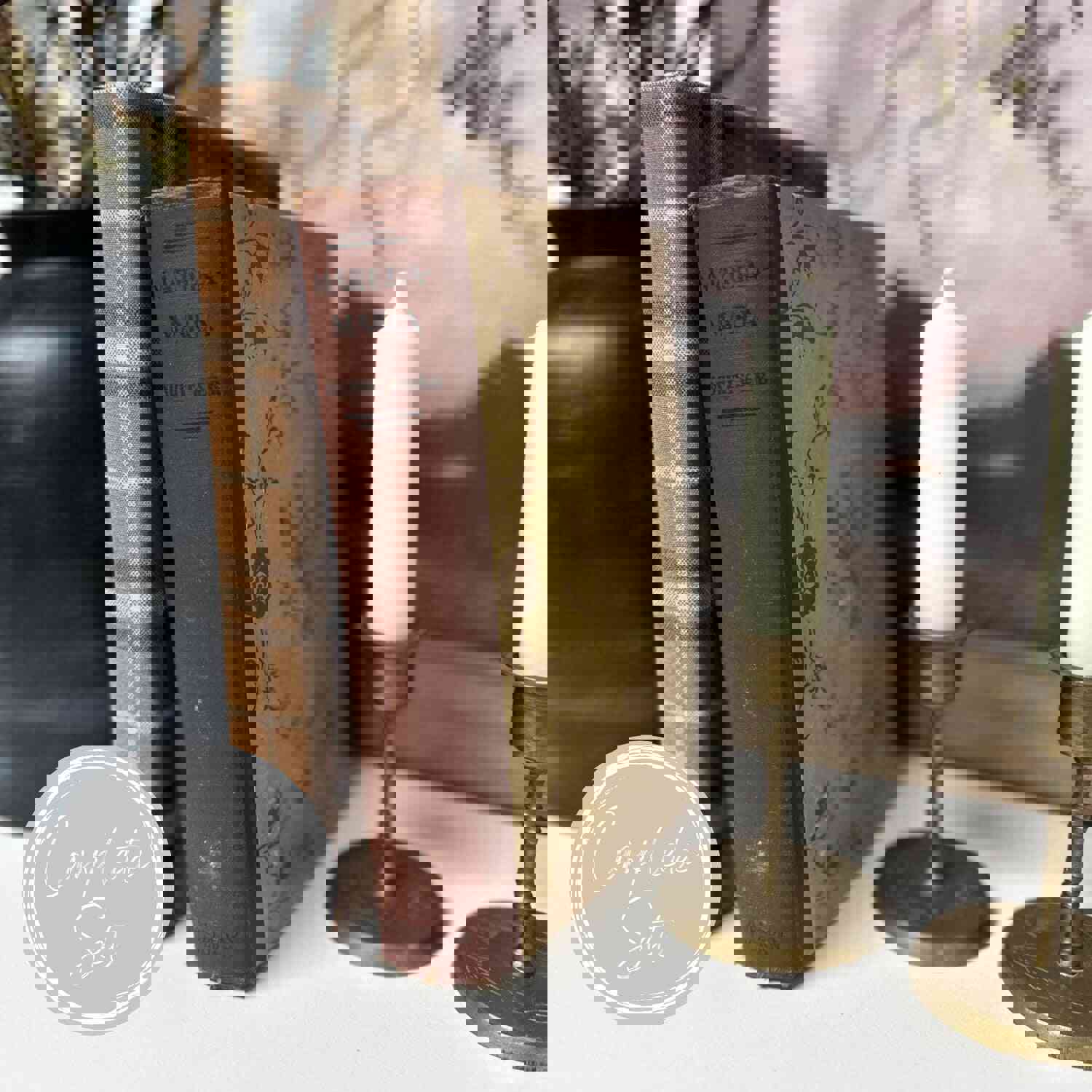 Brown Decorative Book Set for Home Decor