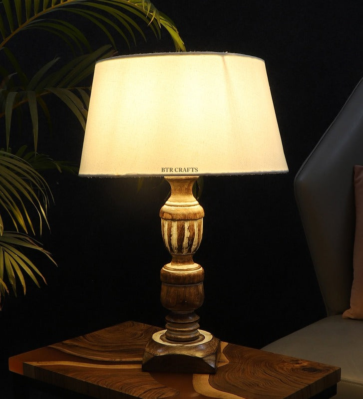 BTR CRAFTS Rustic Table Lamp (Bulb not Included)