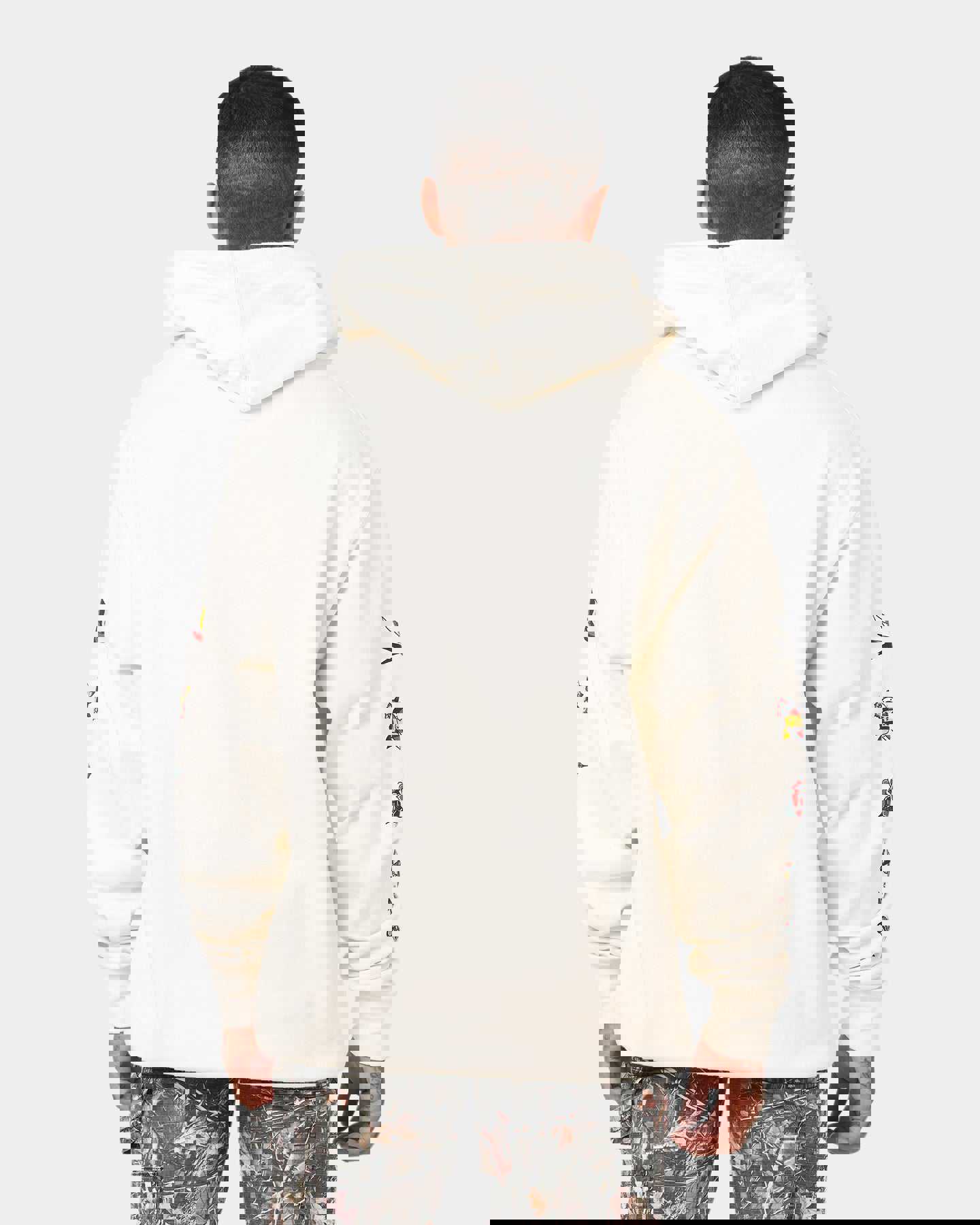 Rats Get Fat Tattoo Print Hoodie Bone