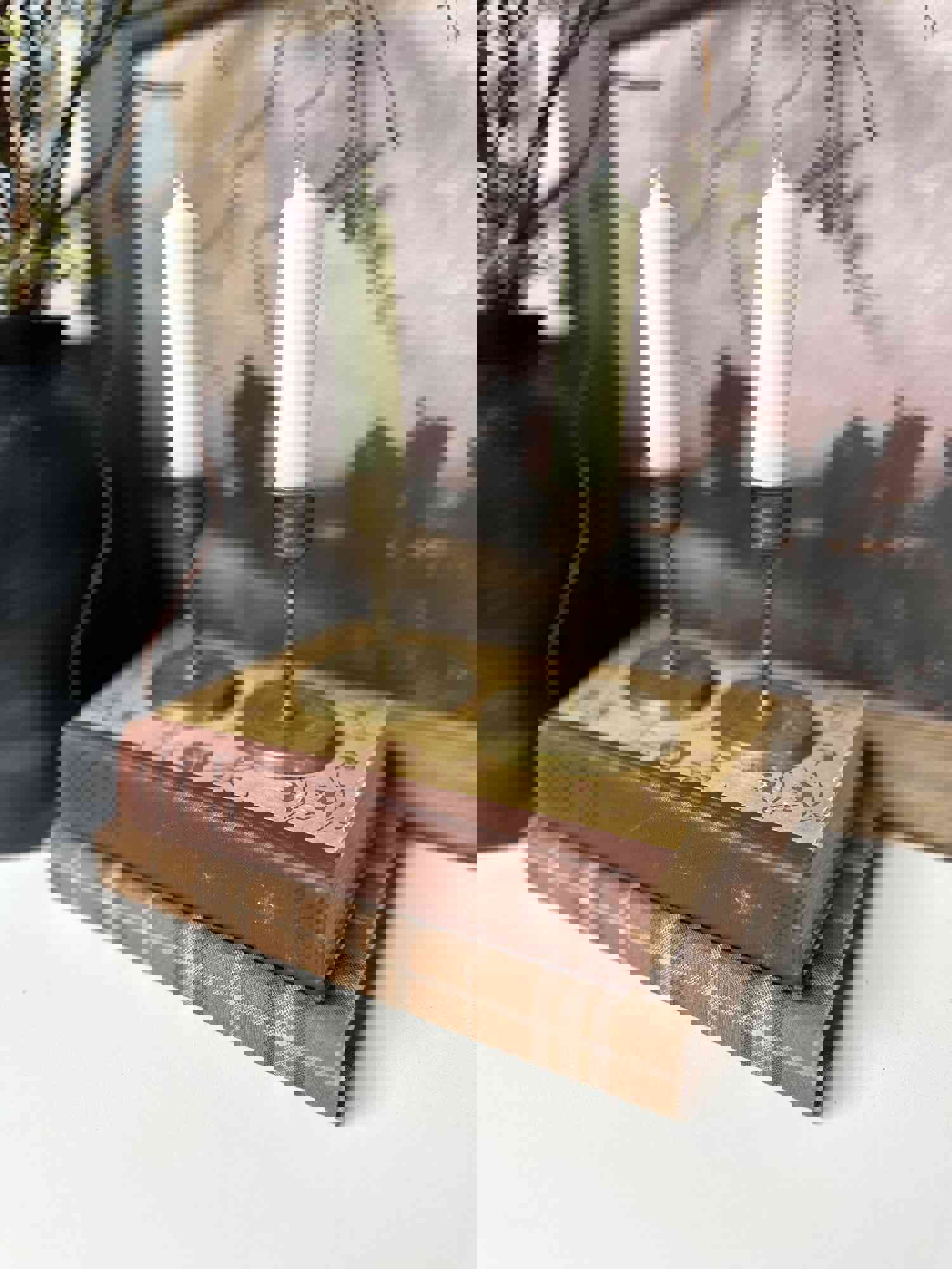 Brown Decorative Book Set for Home Decor