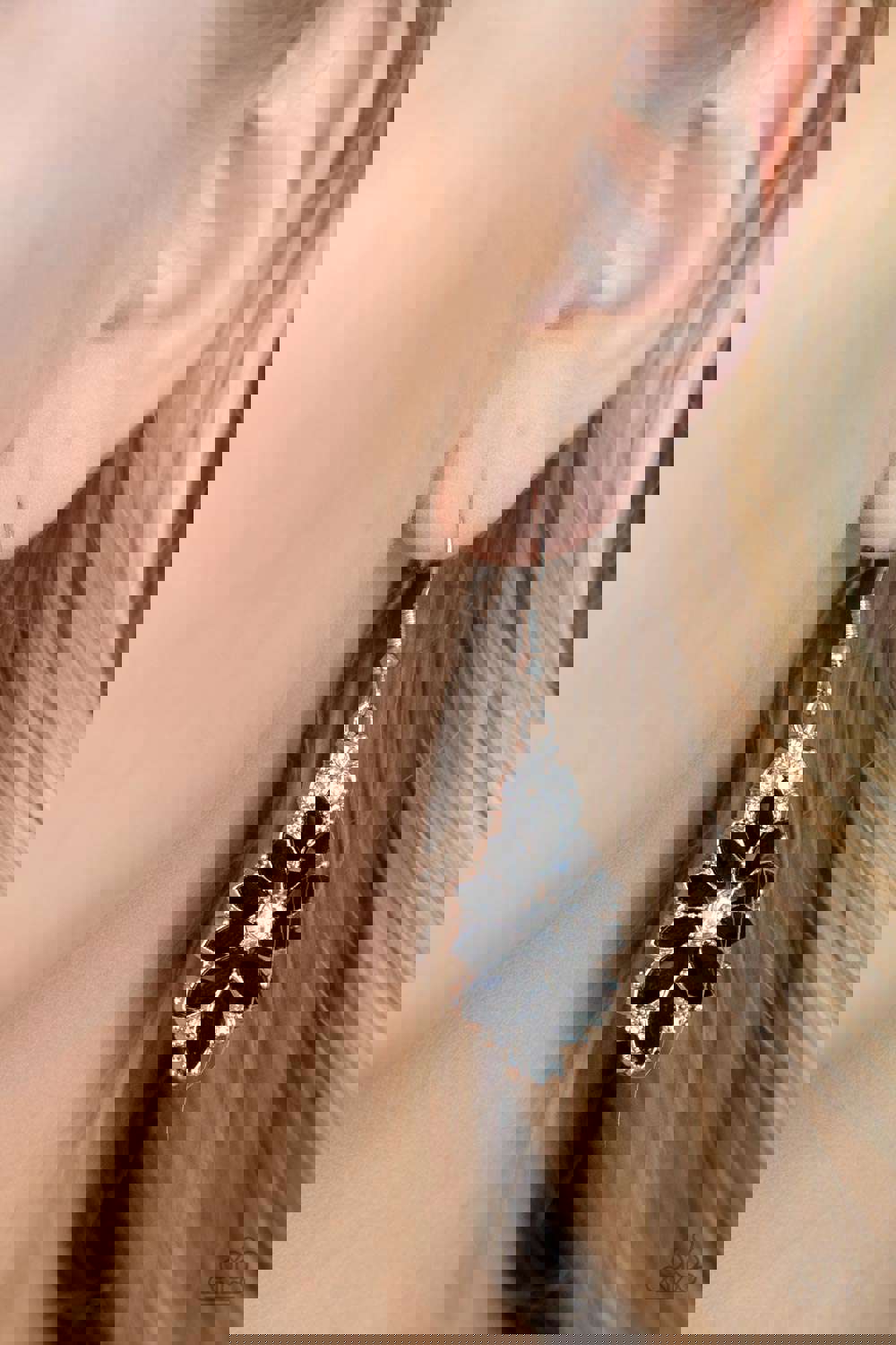 Gala Goddess - Black Paparazzi Earrings