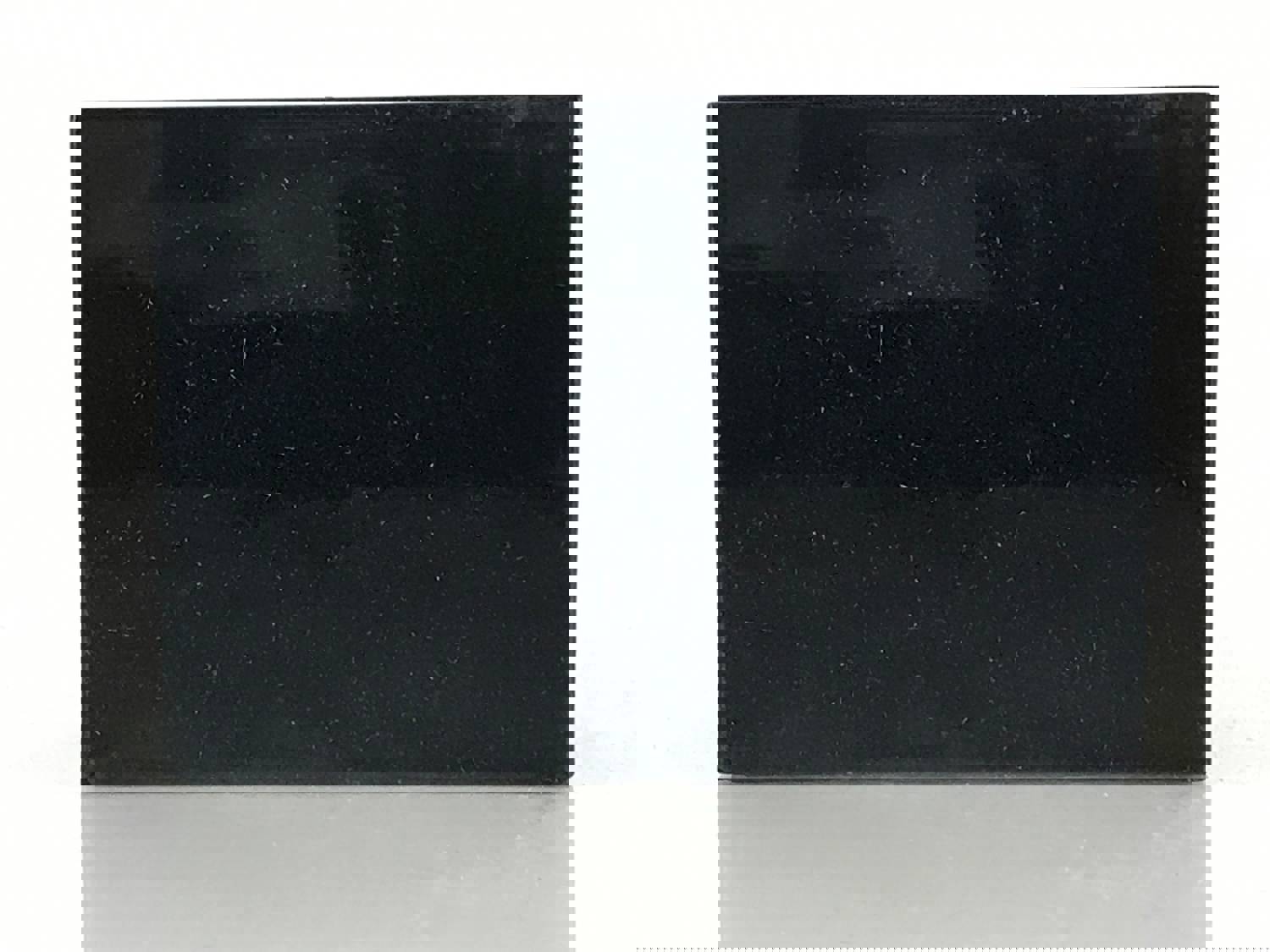 Vintage Japanese Wooden Buddhist Statue Stand - Black Rectangular Box with Gold Lotus Design