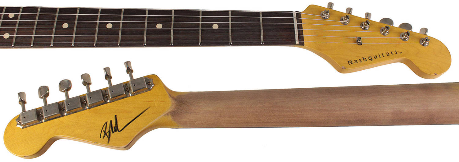 Nash S-63 Guitar, Ocean Turquoise Metallic, Light Aging