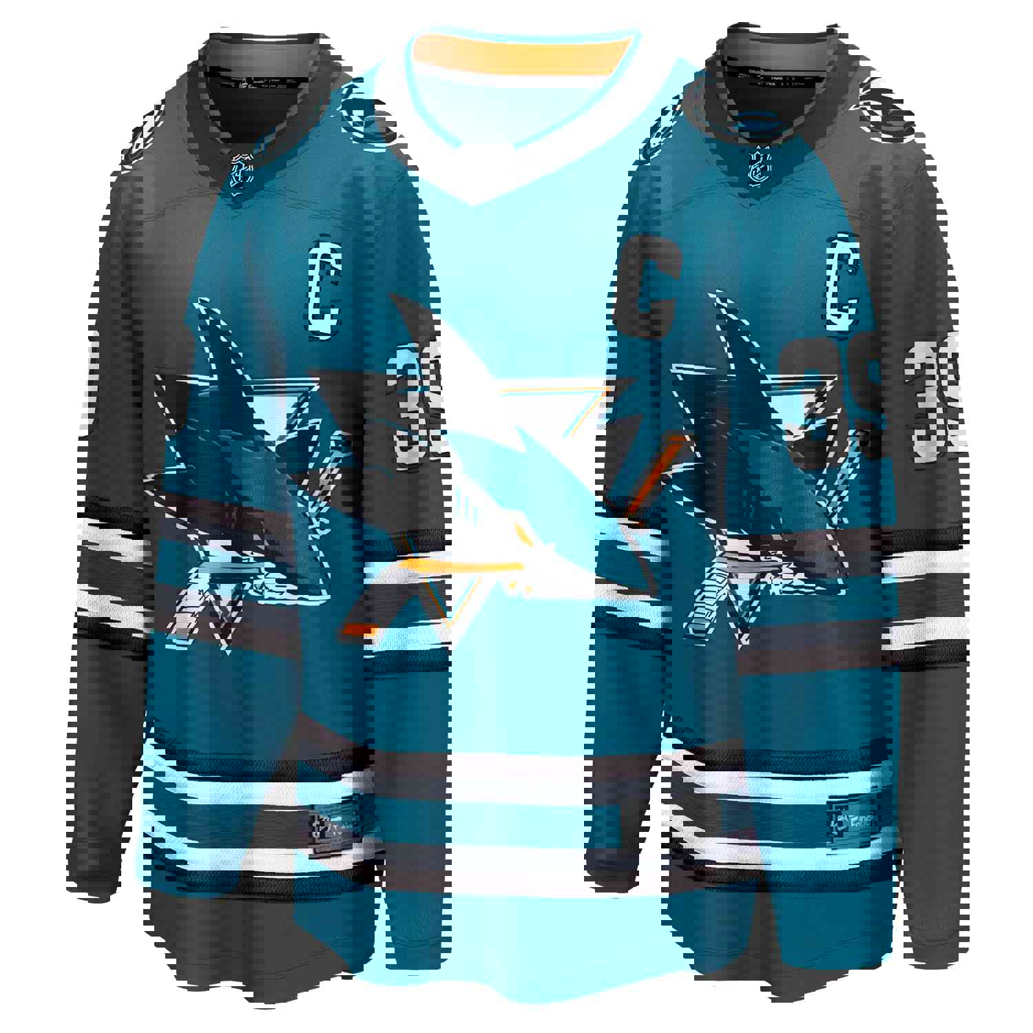 Logan Couture San Jose Sharks Fanatics Branded Home Premier Breakaway Player Jersey - Teal