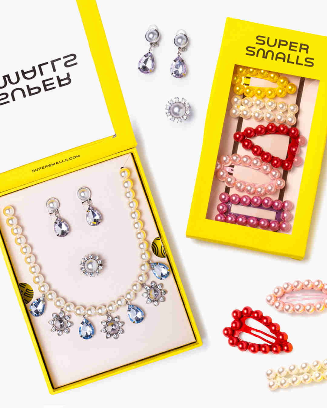 Pearl-fection Gift Set - Elegant Pearl Jewelry and Hair Clips