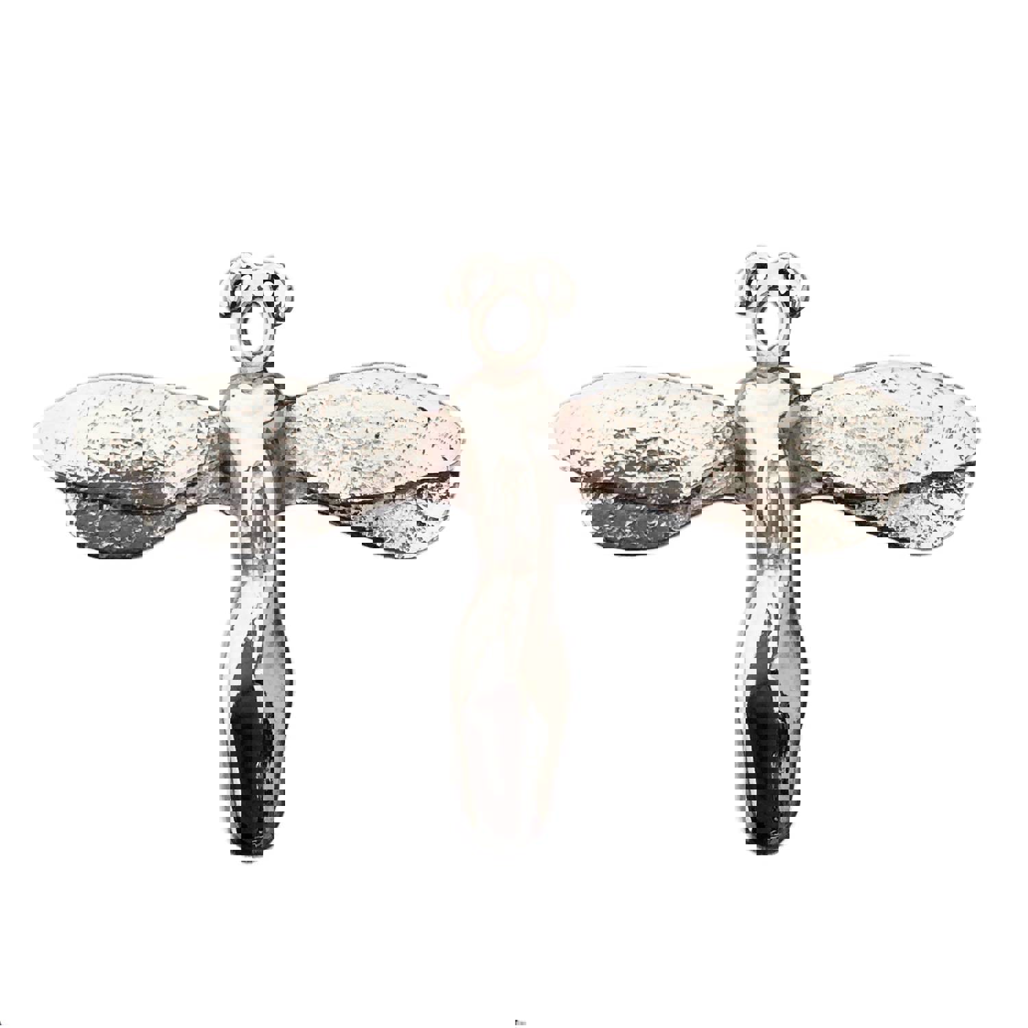 Lady Dragonfly Pendant - Sterling Silver Fantasy Jewelry