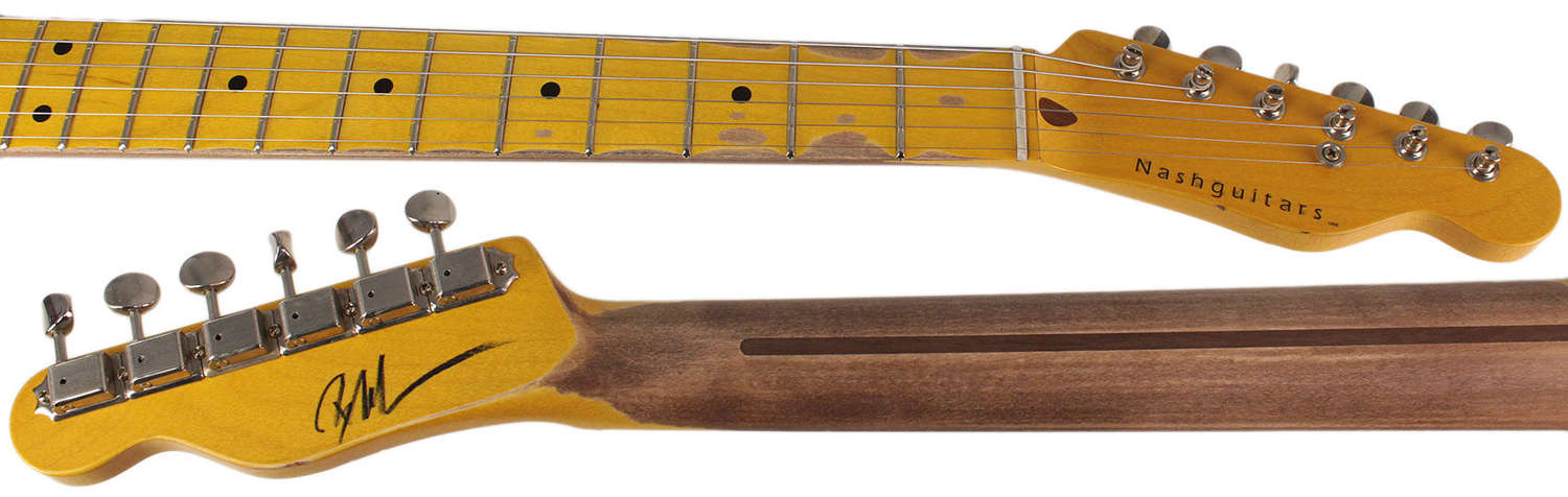 Nash T-52 Guitar, Burgundy Mist Metallic, Light Aging