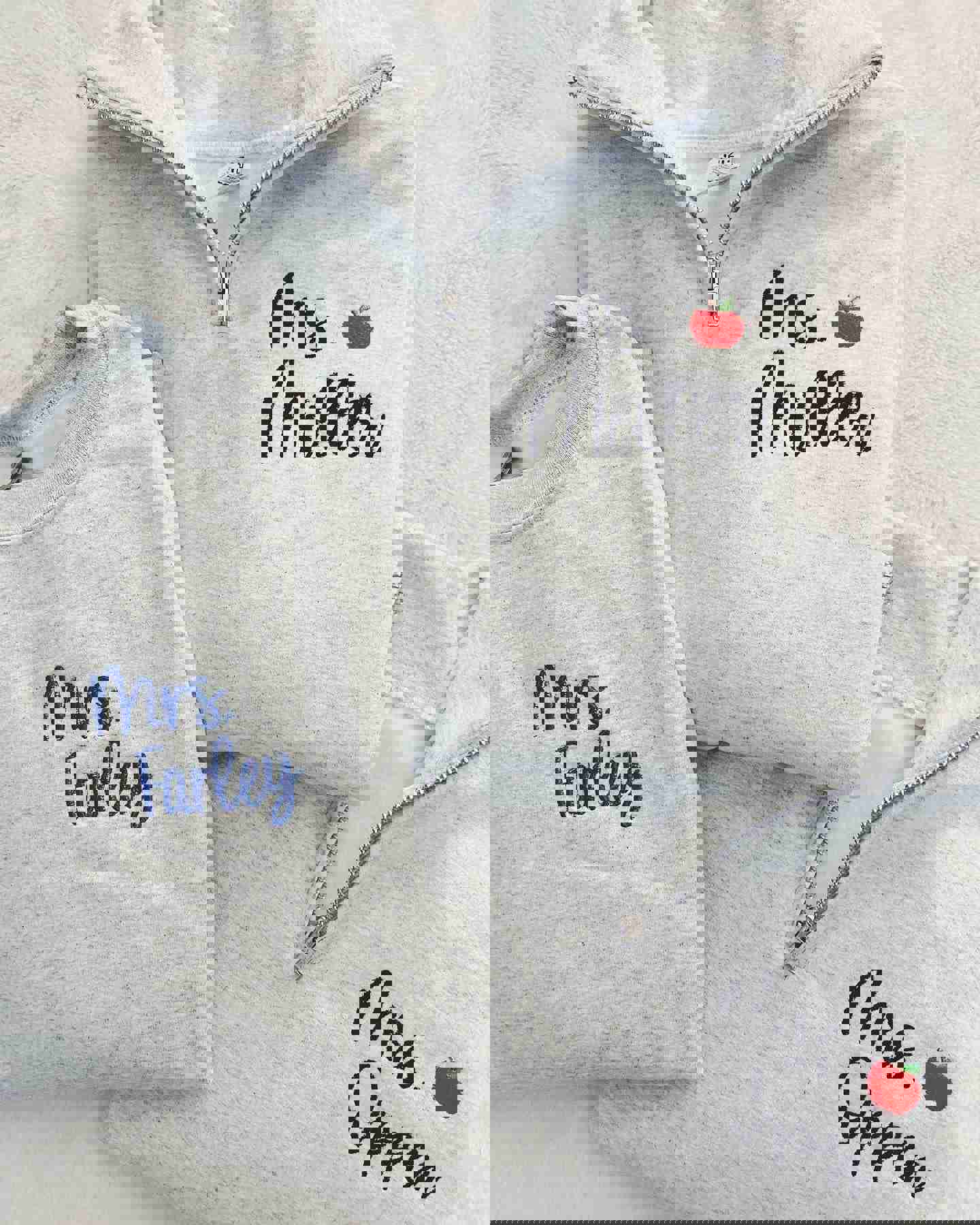 Custom Embroidered Teacher Name Apparel