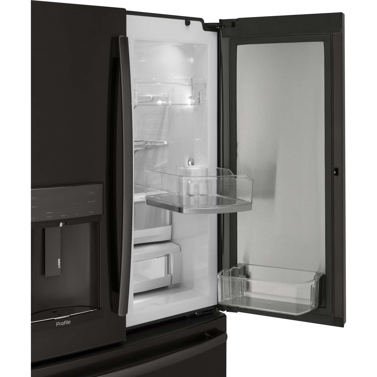 GE Profile 36-inch, 22.1 cu.ft. Counter-Depth French 3-Door Refrigerator with External Water and Ice Dispenser