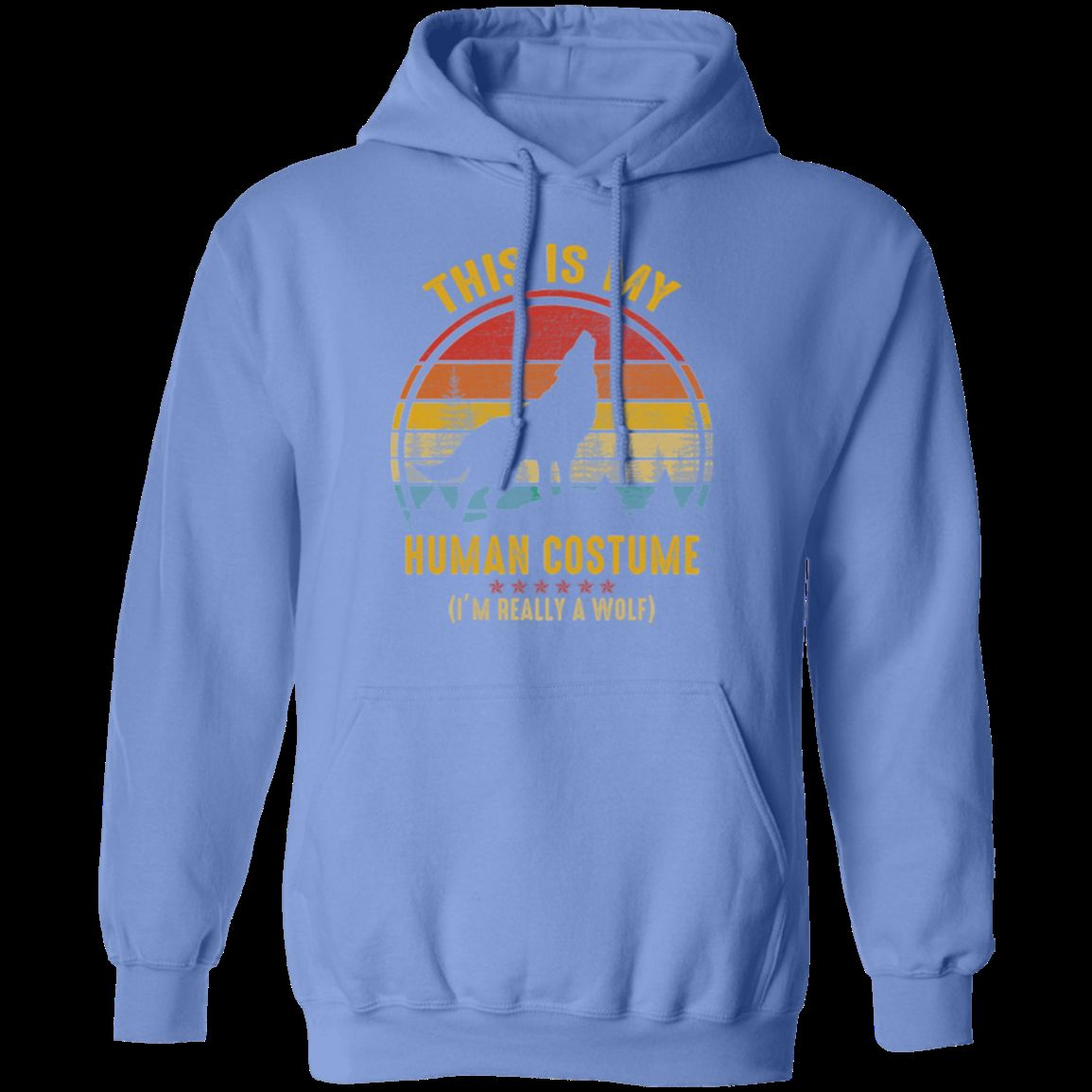THIS IS MY HUMAN COSTUME Pullover Hoodie 8 oz.