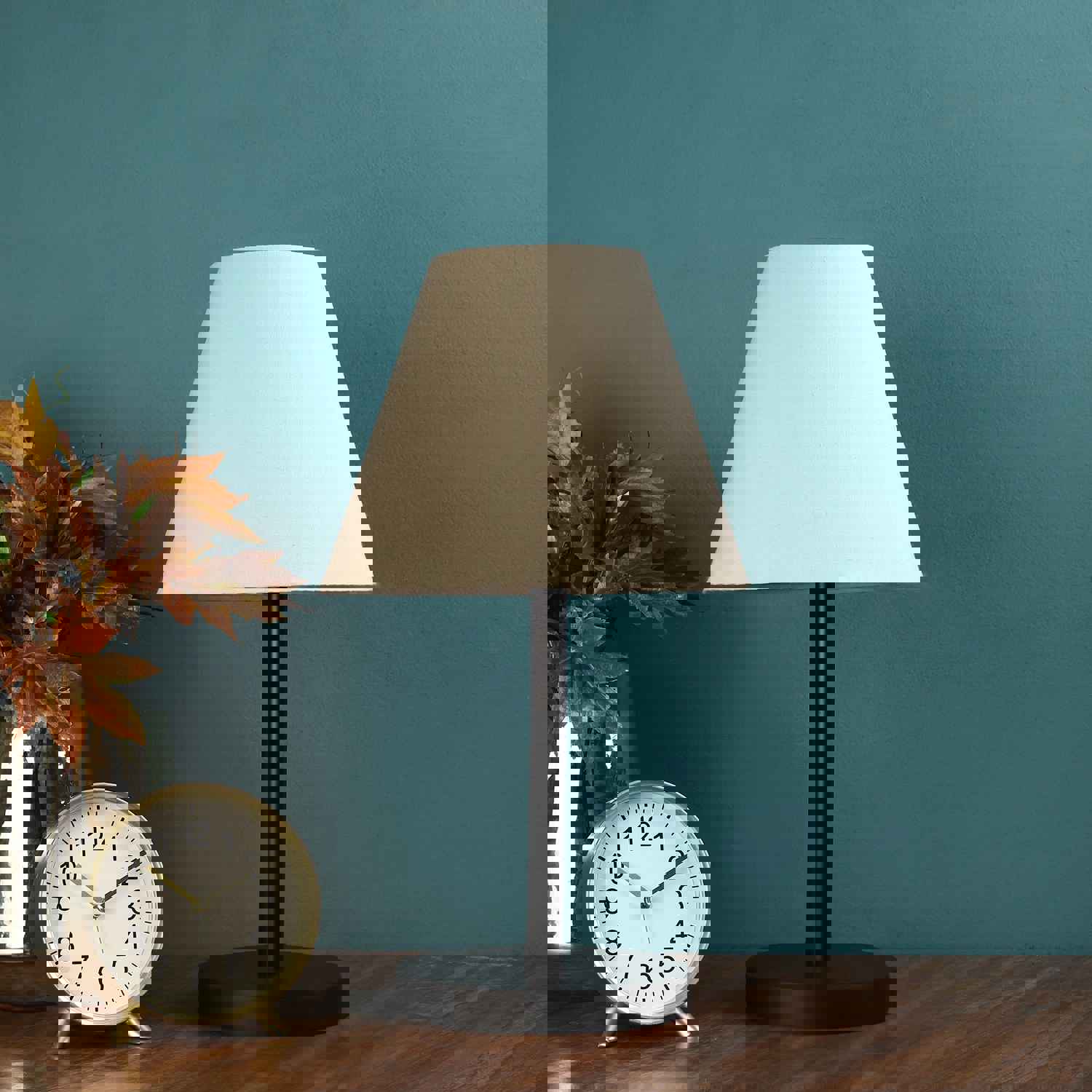 BTR CRAFTS Raven Black Metal Table Lamp Conical Shade (Pack of 2)