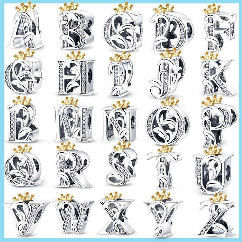2024 New Charm Fits Original Pandora Bracelets 925 Sterling Silver Femininity English Letters Beads Women Pendant Bead Jewelry