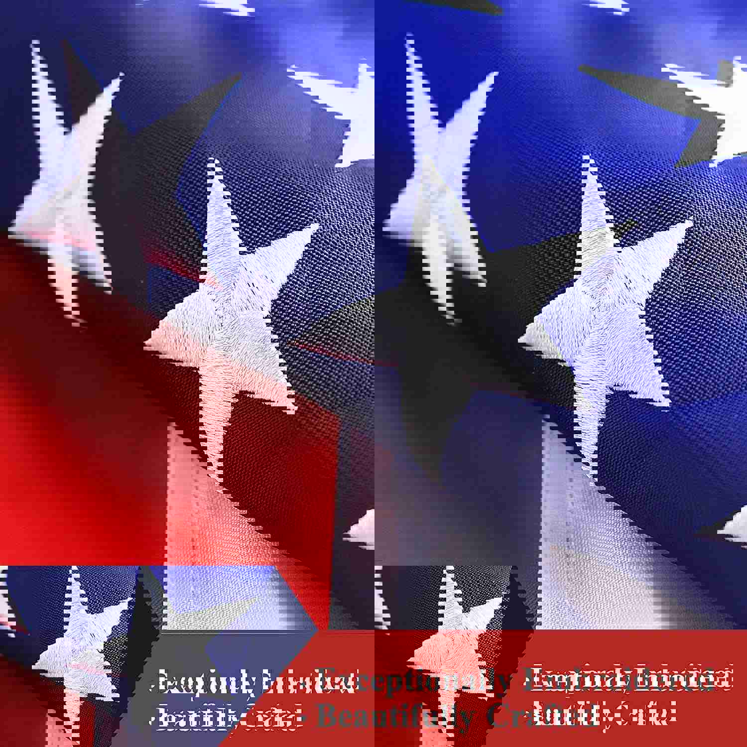 G128 - Premium American USA US Flag 3x5 ft with Embroidered Stars and Sewn Stripes for Indoor & Outdoor Use