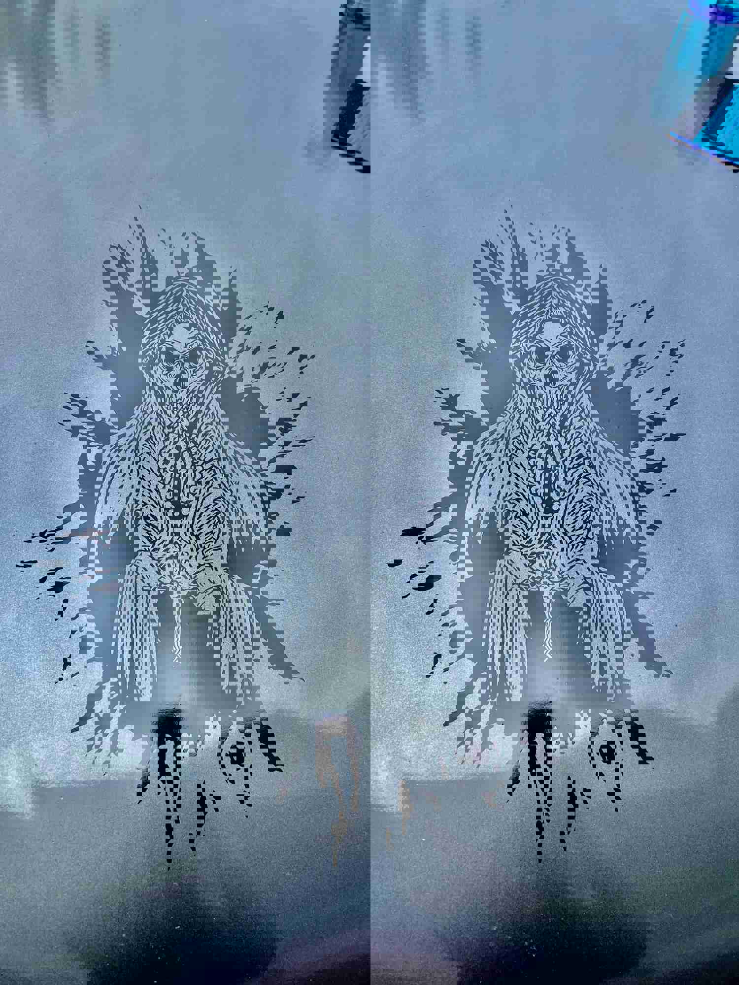 Santa Muerte Large Car Graphic Vinyl Decal - Anime Sticker for Car, Truck, Wall - Removable, SVG - Birthday & Fathers Day Gift