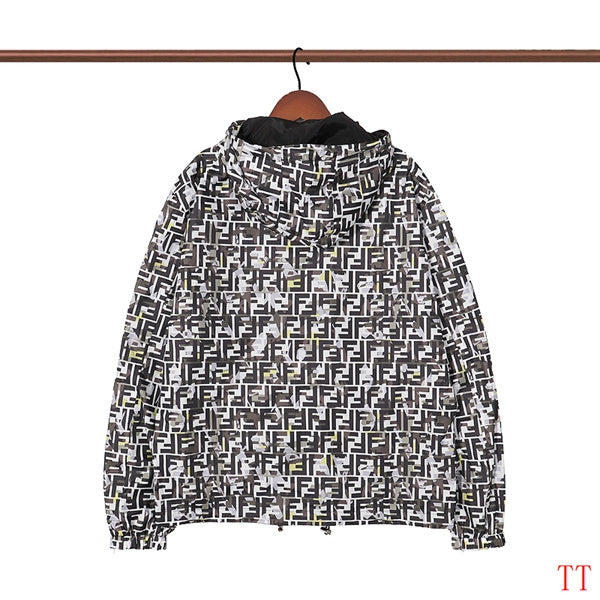 FEN Jacket Monogram Hoodie with 2 Side Pockets