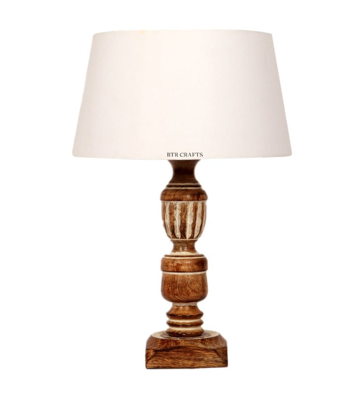 BTR CRAFTS Rustic Table Lamp (Bulb not Included)