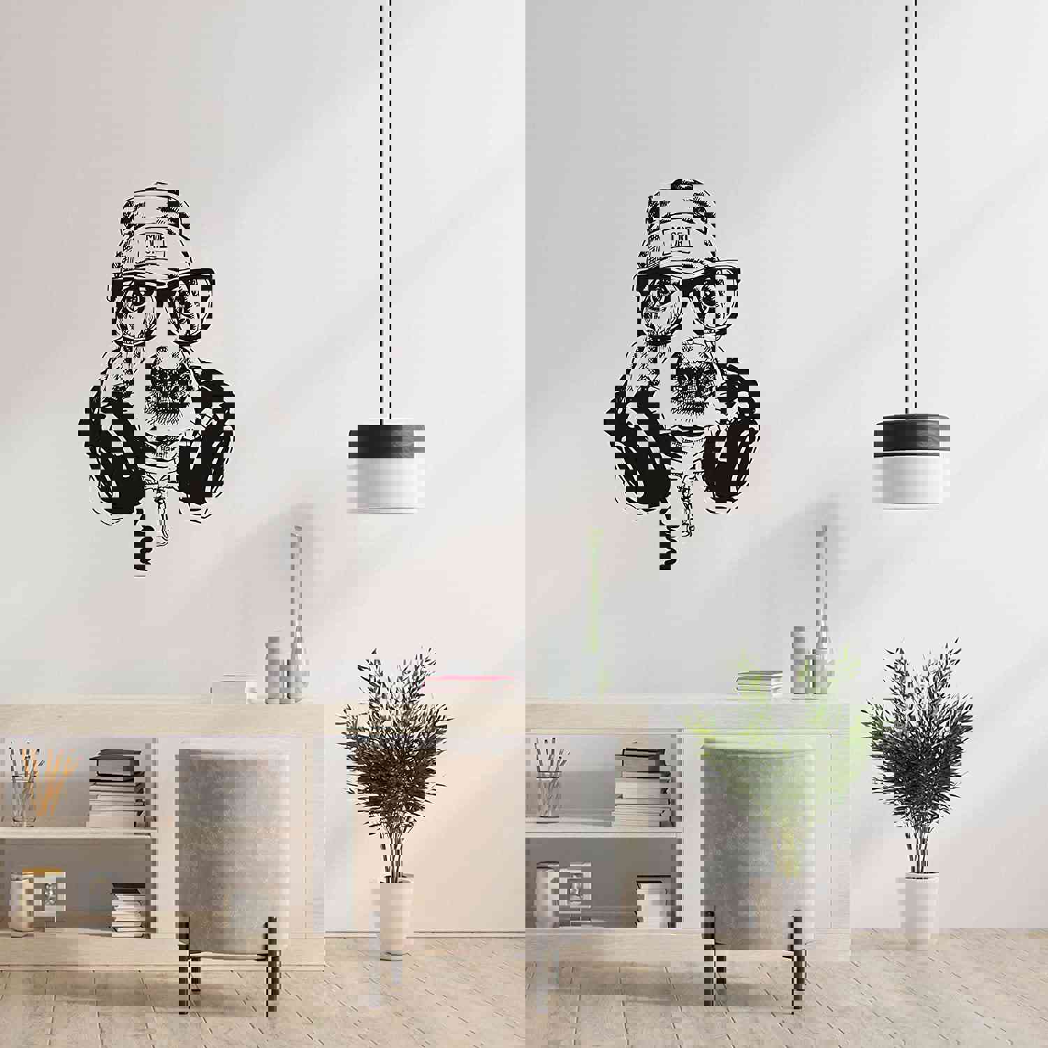 Animal Life Quote Vinyl Wall Sticker Decal - Cool Dog Motivation Quote